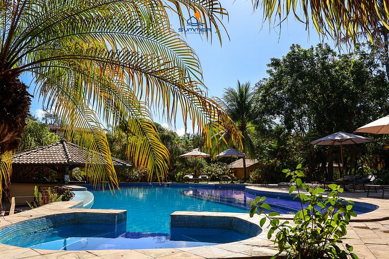 A25-Casa en la entrada de la playa do amor con 2 suites