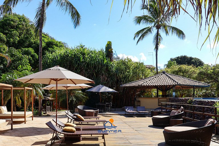 A25-Casa en la entrada de la playa do amor con 2 suites