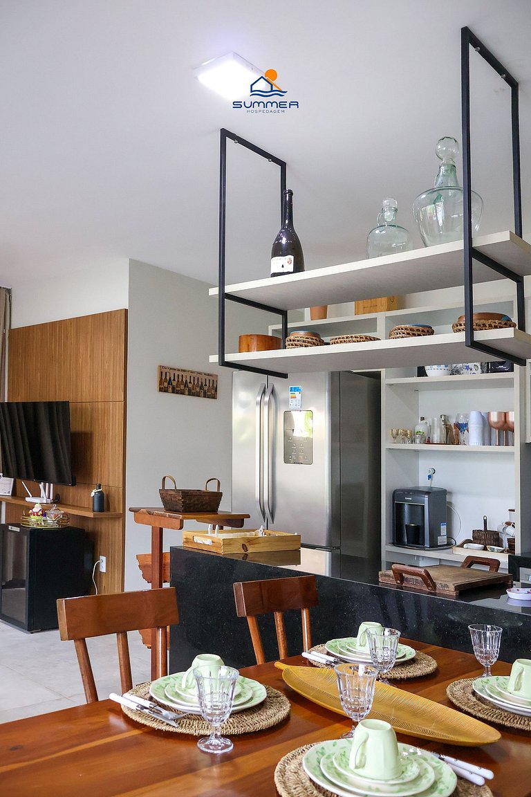 Casa charmosa 2 quartos 2 WCS e piscina privativa