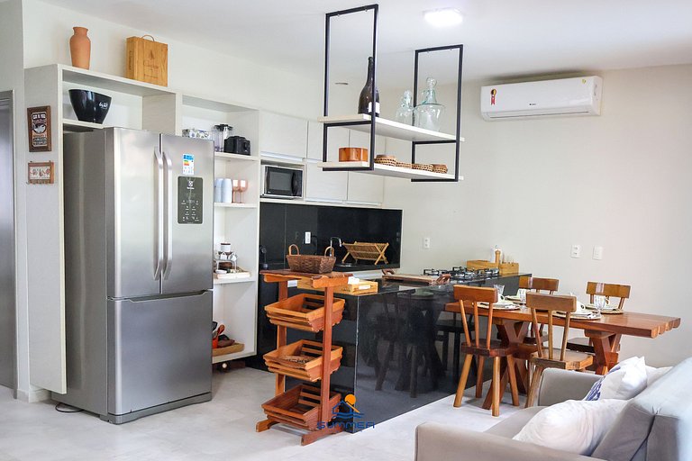 A24-Casa charmosa 2 quartos 2 WCS e piscina privativa