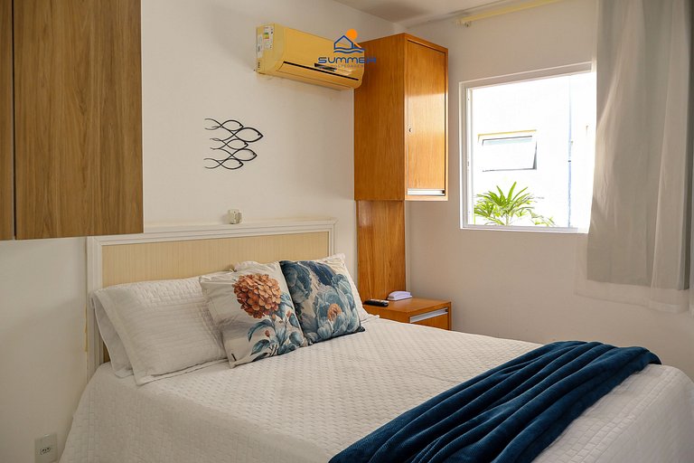 Apartamento con vista a la piscina climatizada a 400 metros