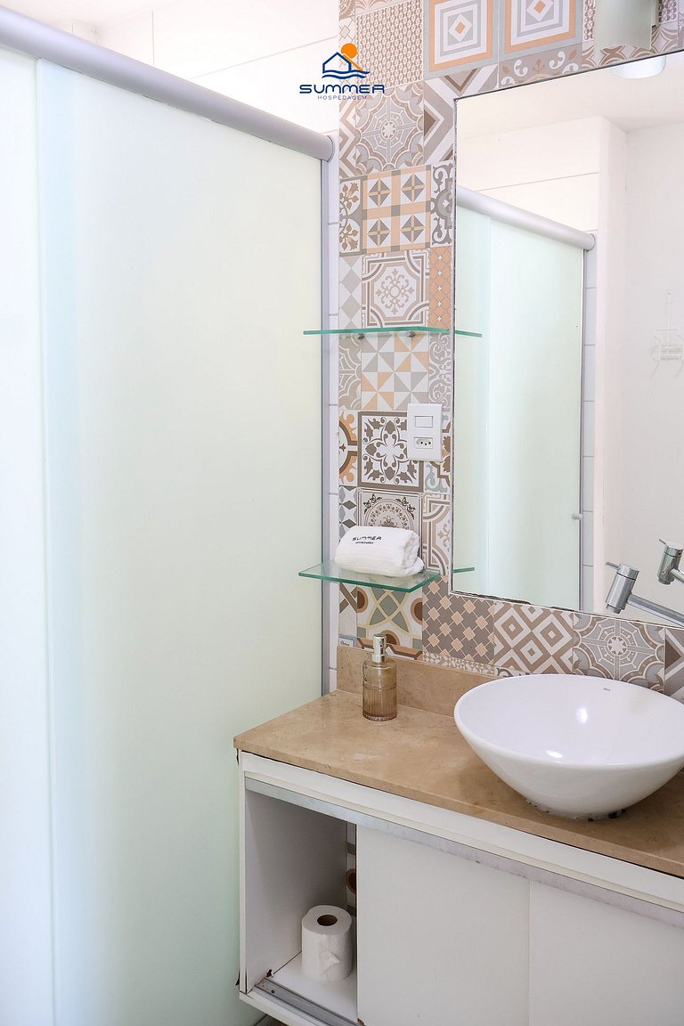 Apartamento con vista a la piscina climatizada a 400 metros