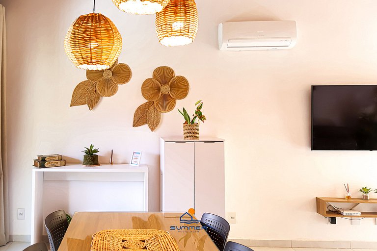 201- Apartamento superior con habitación privada y aire acon