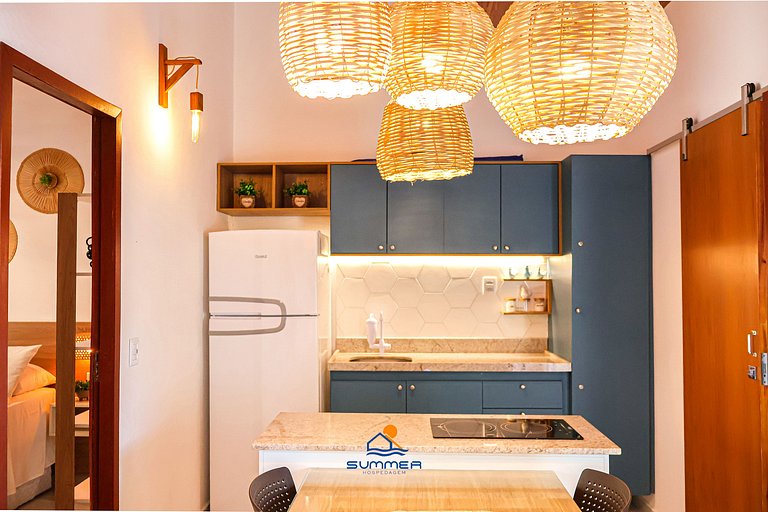 201- Apartamento superior con habitación privada y aire acon