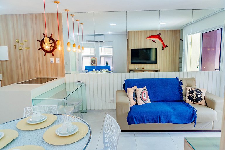 181 - Triplex Família com Jacuzzi privativa